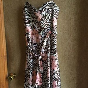 Party dress .. it is brown and coral in color .